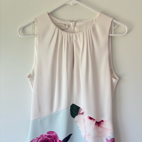 Ted Baker Annile Magnificent Floral Butterfly Knee Length Sheath Dress Formal - Picture 3 of 12